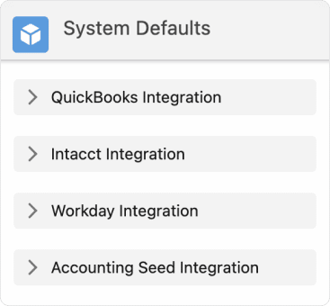 Accounting system integrations from Rootstock Cloud ERP system